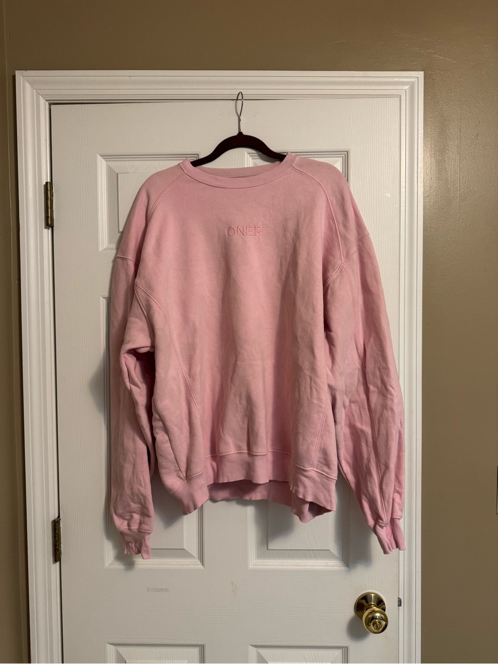 Oner Active foundations oversized crew neck sweatshirt